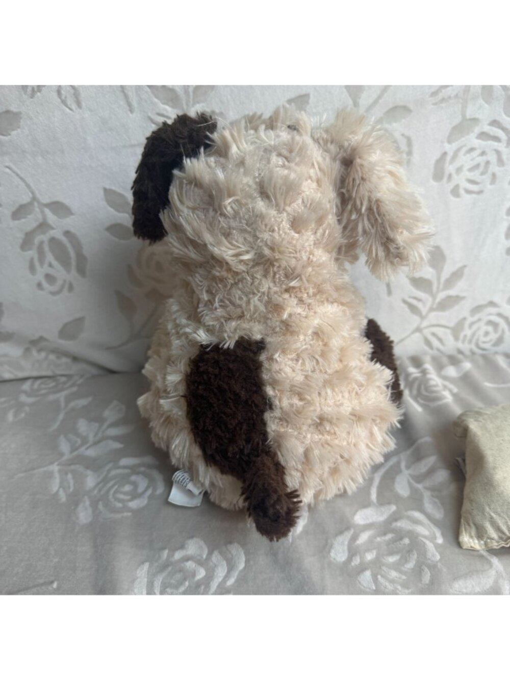 Aroma Home Dog Plush Snuggable Hotties Brown Tan Puppy Stuffed Animal Textured - Picture 4 of 8